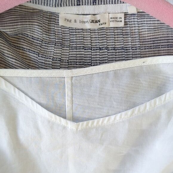 Rag & Bone Button Down Mini Shirt Dress and Slip Small/ Petite NWOT - Picture 8 of 8